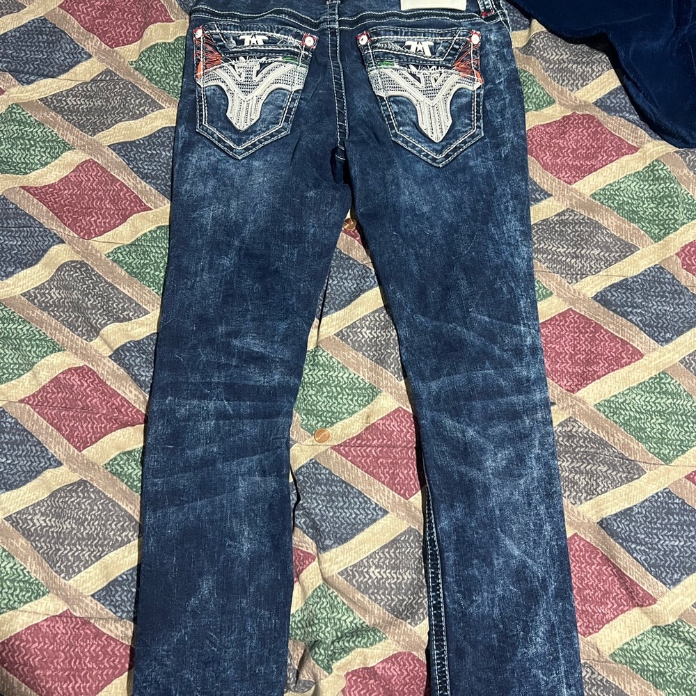 American Fighter Distressed Denim Jeans